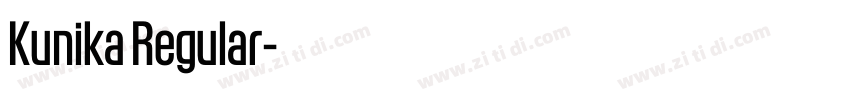 Kunika Regular字体转换 Kunika Regular字体转换